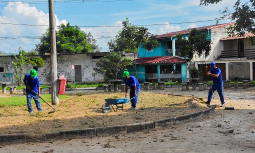Prefeitura de Itatiaia inicia revitalização da Praça Catarina de Paula, no Campo Alegre