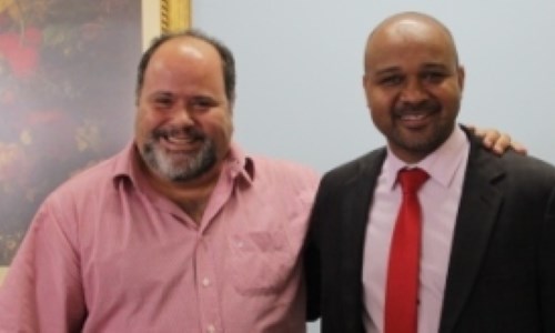 Presidente da OAB Barra Mansa visita prefeito Jonas Marins