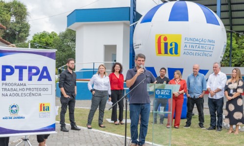 Prefeito de Porto Real inaugura unidade do Programa Trabalho Protegido na Adolescência