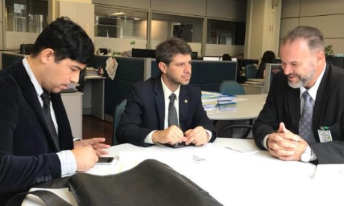 Deputado Alexandre Serfiotis participa de audiência na Secretaria de Patrimônio da União