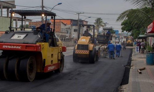 Porto Real: Começam as obras de recapeamento asfáltico no bairro Freitas Soares