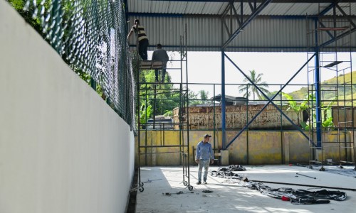 BM: Fase final de reforma na Escola Djair Machado Gomes amplia segurança para os estudantes