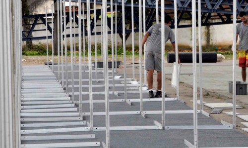 BM: Estrutura da 21ª edição da Flumisul começa a ser montada