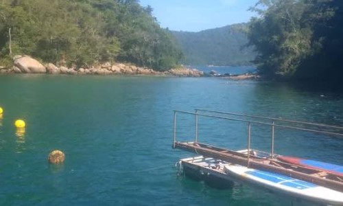 Lagoa Verde, na Ilha Grande, recebe projeto Nado Livre