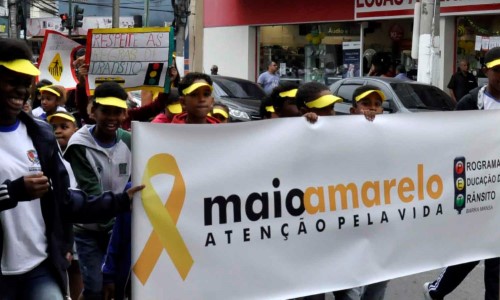 Prefeitura de BM promove atividades alusivas ao Maio Amarelo