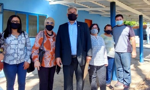 Marcelo Cabeleireiro visita Casa Azul de Barra Mansa
