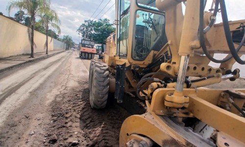 BM: Avenida Presidente Kennedy começa a ser preparada para receber novo asfalto