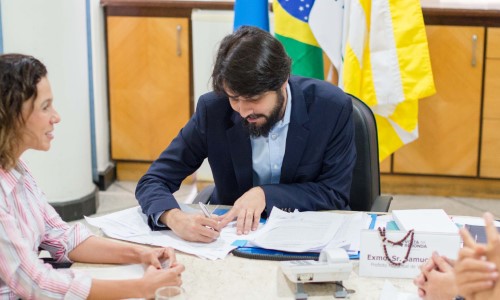 Prefeito de VR assina termo de compromisso com MRV Engenharia