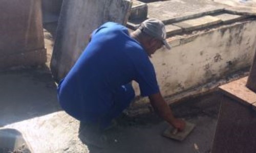 BM: Cemitério Municipal passa por obras de revitalização na Área Pública