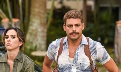 Cauã Reymond e Tatá Werneck gravam em Vassouras