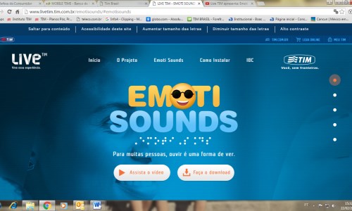TIM lança projeto pioneiro de leitura de emoticons para pessoas com deficiência visual