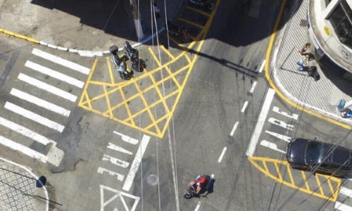 Coortran realiza novas obras de sinalização viária em Barra Mansa