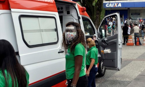  BM realiza serviço de orientação e assistência médica nas filas dos bancos