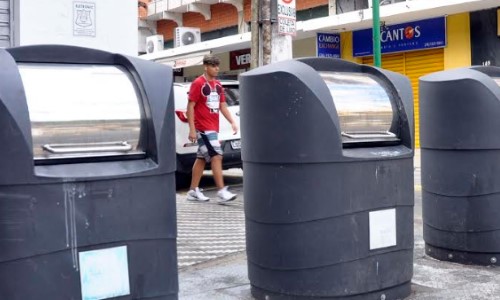 Contentores de resíduos sólidos subterrâneos do Centro de BM são desativados